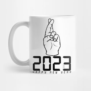 Happy New Year 2023 - Finger Crossed Mug